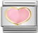 Nomination Italy- Classic, pink heart. Sydän