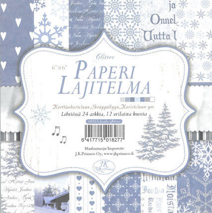 Paperilajitelma glitter