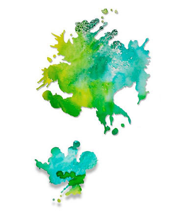 Sizzix stanssi Paint Splats / väriläiskä