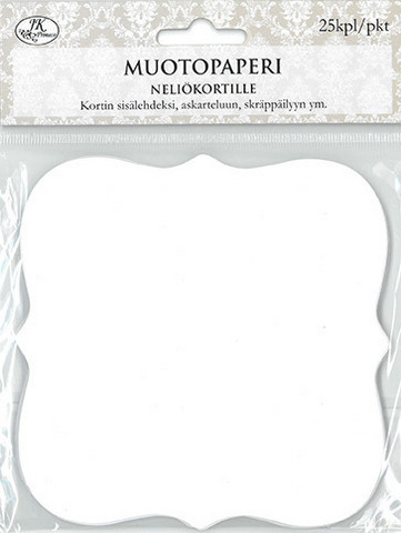 Muotopaperi neliö