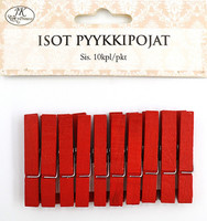 Punainen pyykkipoika 5 cm