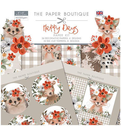 The Paper Boutique - Happy Days Paper Kit /