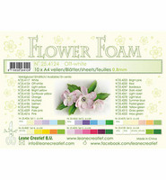 Flower foam sheets  A4, Off Valkoinen