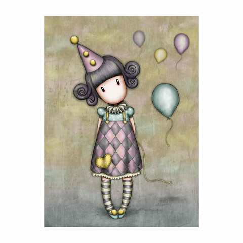 Gorjuss - Onnittelukortti - Pierrot Doll