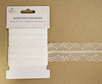 Koristepitsinauha valkoinen