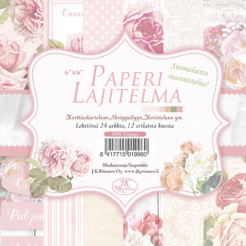 Paperilajitelma Vintage 15 x 15  cm