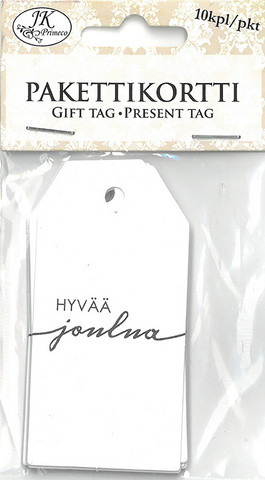 Pakettikortti Hyvää Joulua