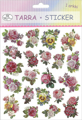 Tarra-arkki Ruusut vintage
