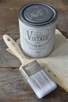 Vintage Paint Brush - Flat, 2 