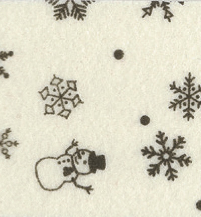 Askarteluhuopa snow, Offwhite/Brown