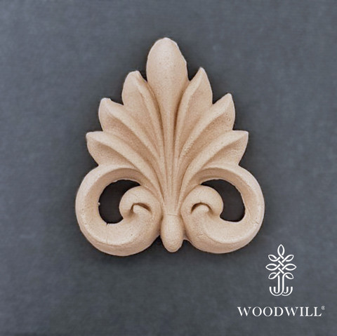 Wood Carving Decorative koristeellinen 5,8 cm. X 6,5 cm