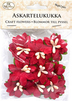 Askartelukukka Joulutähti punainen