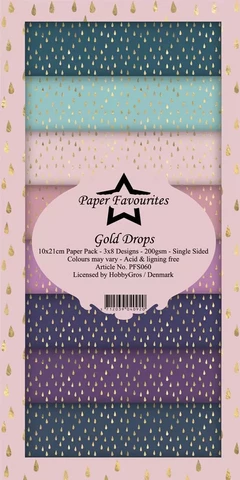 Paper Favourites - Gold Drops