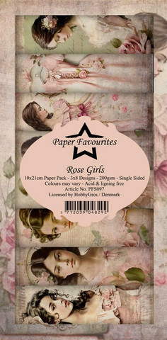 Paper Favourite -Rose Girls 10 x 21 cm
