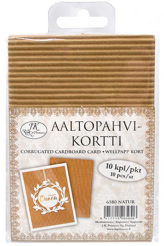 Aaltopahvikortti natur