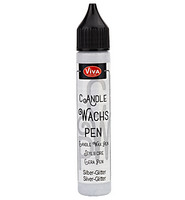 Wachs-Pen Silver-Glitter