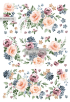 Siirtokuva Vintage Paint - Watercolor Bloom