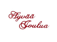 Ääriviivatarra Hyvää joulua
