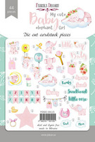 Fabrica Decoru  My Cute Baby Elephant girl 44 kpl