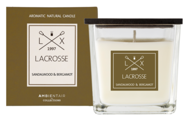 SANDALWOOD & BERGAMOT, LACROSSE, Ambientair tuoksukynttilä