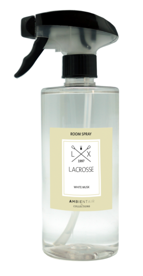 WHITE MUSK, LACROSSE 500ml, Ambientair huonespray