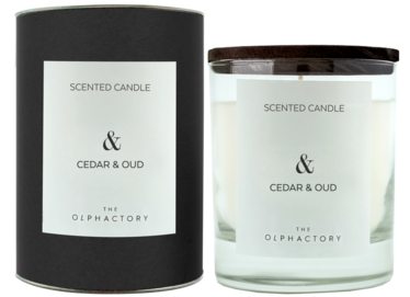 Cedar & Oud, Black the Olphactory, Ambientair tuoksukynttilä