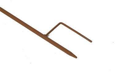 Aurinkokennotikku led-lampulla,metallia musta 90cm