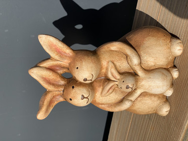 Pupu Marcus perhe, keramiikkaa 15,5cm