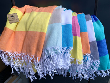 JOY 260g, harmaa/valkoinen, 100x180cm, Hamam pyyhe