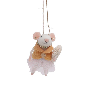 Madam hiiri, villa/polyester 10cm