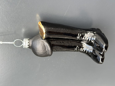 Ratsastusvarusteet 9cm, lasikoriste