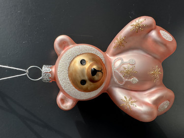 Nalle vauva 8cm, lasikoriste