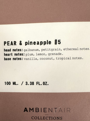 PEAR & pineapple #5, LAB CO. 100ml, Ambientair huonetuoksu