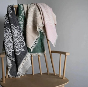 Mandala Hamam, käsipyyhe vaaleanpunainen