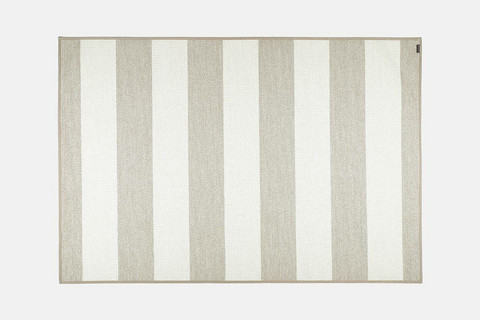 Viiva, beige-valkoinen