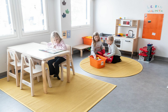 Linda - Puuvilla-Paperinarumatto, keltainen