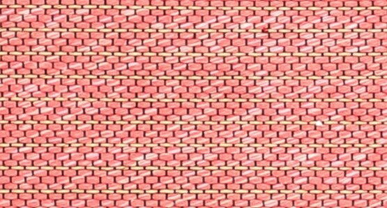 Lumia - Puuvilla-Paperinarumatto, roosa meleerattu (16/2)