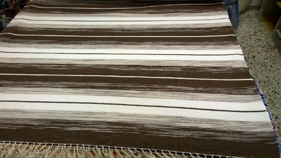 Räsymatto, ruskea - beige