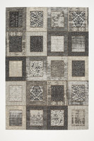 Patchwork, hopea-harmaa