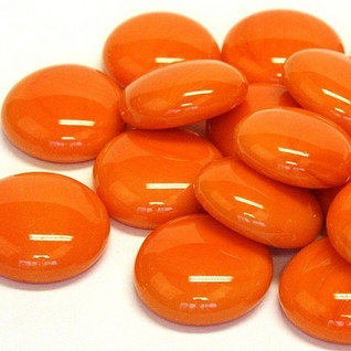 Lasihelmet, 100 g, Orange Marble