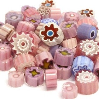 Millefiori, Lila-pink toner, 20 g