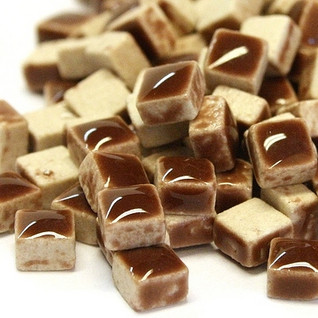 Micro Mosaic, 5x5x3 mm, Brown, 20 g