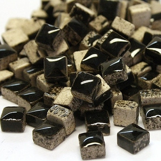 Mikromosaiikki, 5x5x3 mm, Black, 20 g