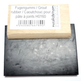 Grout rubber 70 mm, with wooden grip