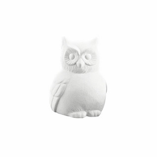 Styrofoam-owl, height 13 cm