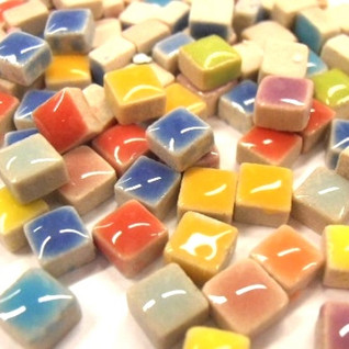 Micro Mosaic, 5x5x3 mm, Candy mix, 20 g