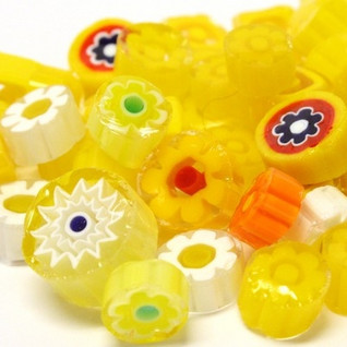Millefiori, Yellow Tones, 50 g