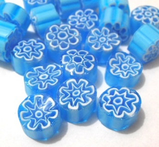 Millefiori, Turkoosi kukka, 20 g