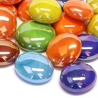 Glass Gems, 500g, Tropical Mix