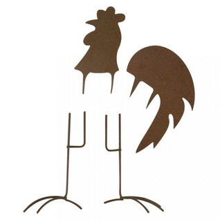 Metal-cock, big, 4 parts, rust